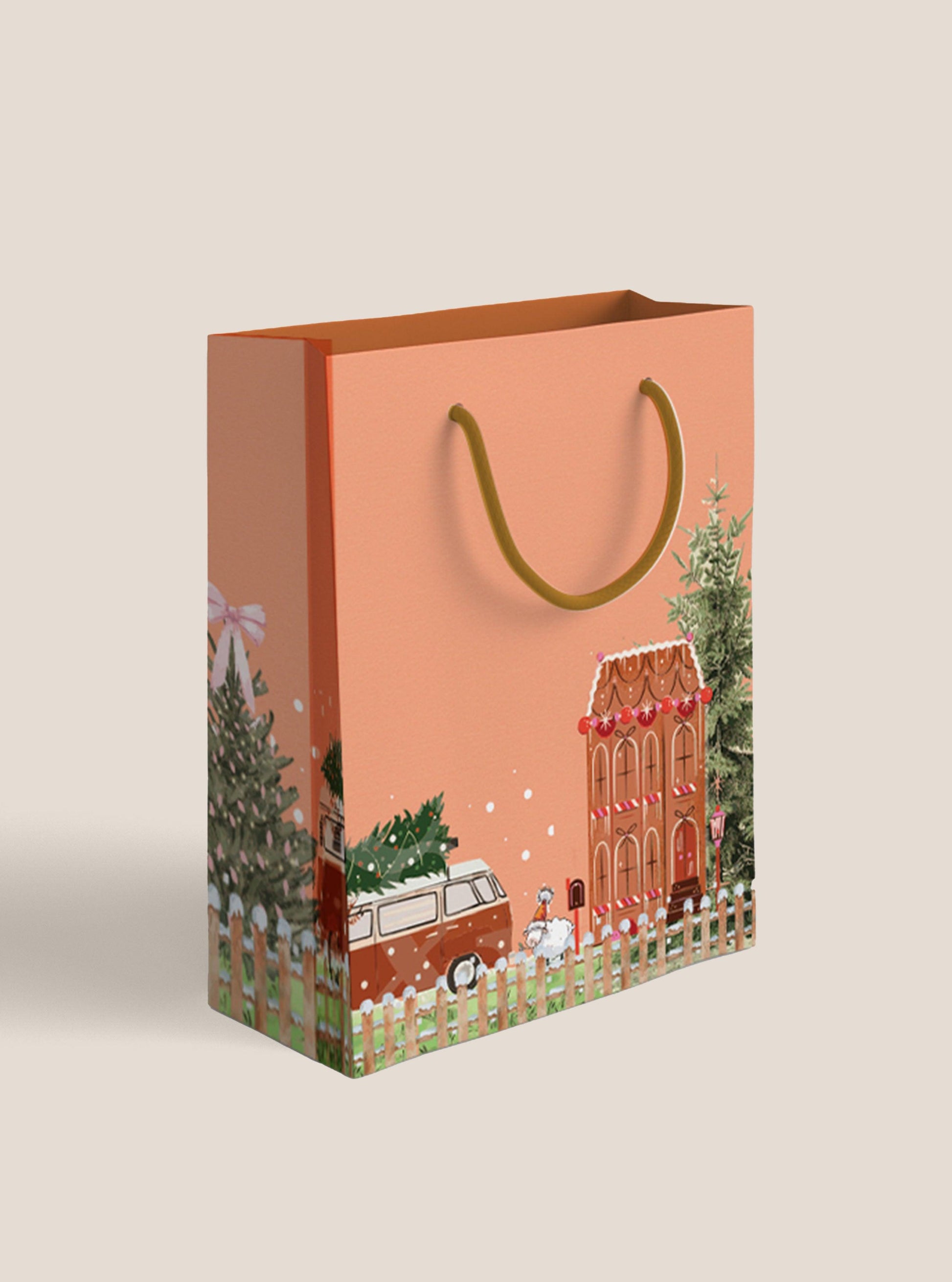 Frosted Wishes Gift Bags - Undertone