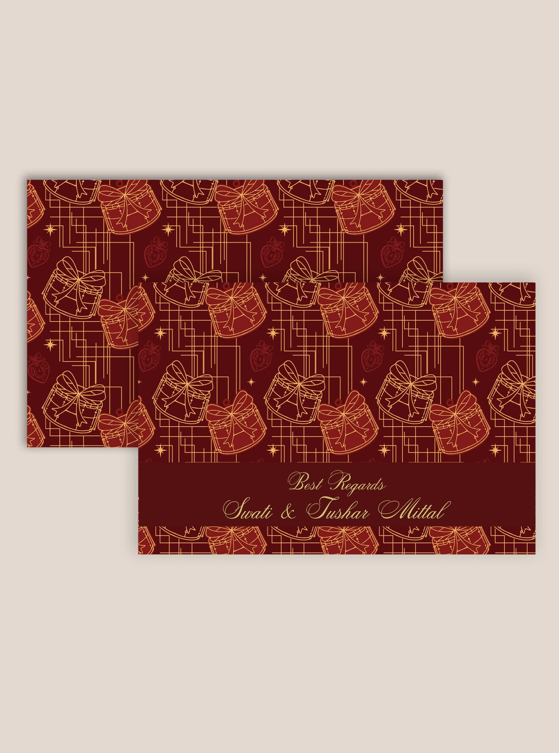 Bow-Tied Wishes Gift Tags - Undertone