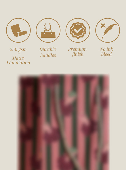 Terracotta Wilds Bottle Bag