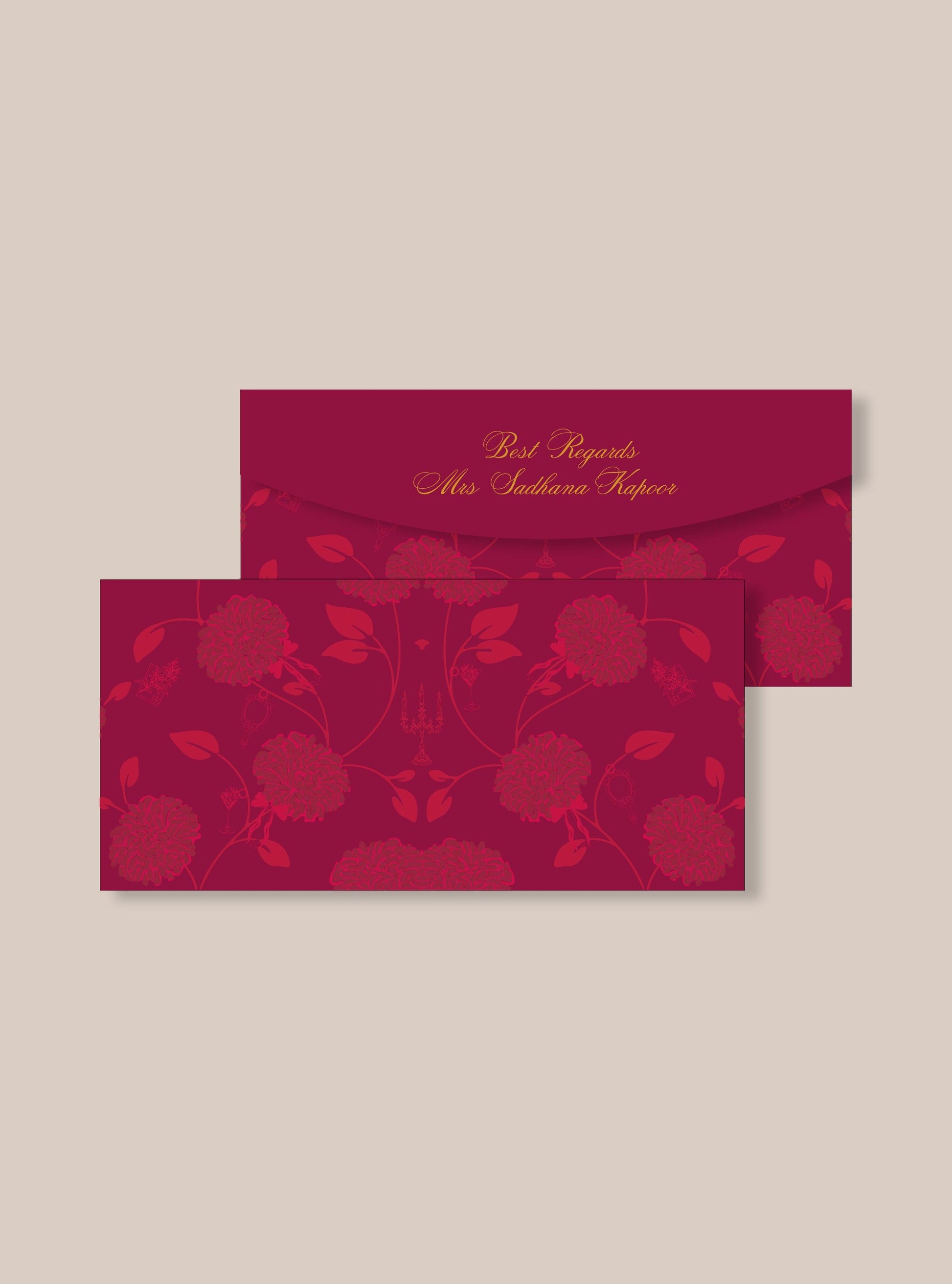 Scarlet Whispers Money Envelopes - Undertone