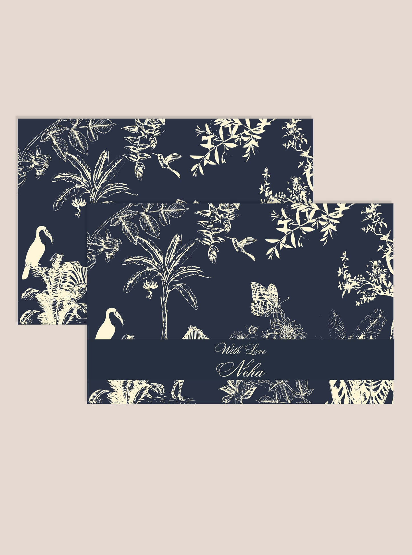 Midnight Tropics Gift Tag