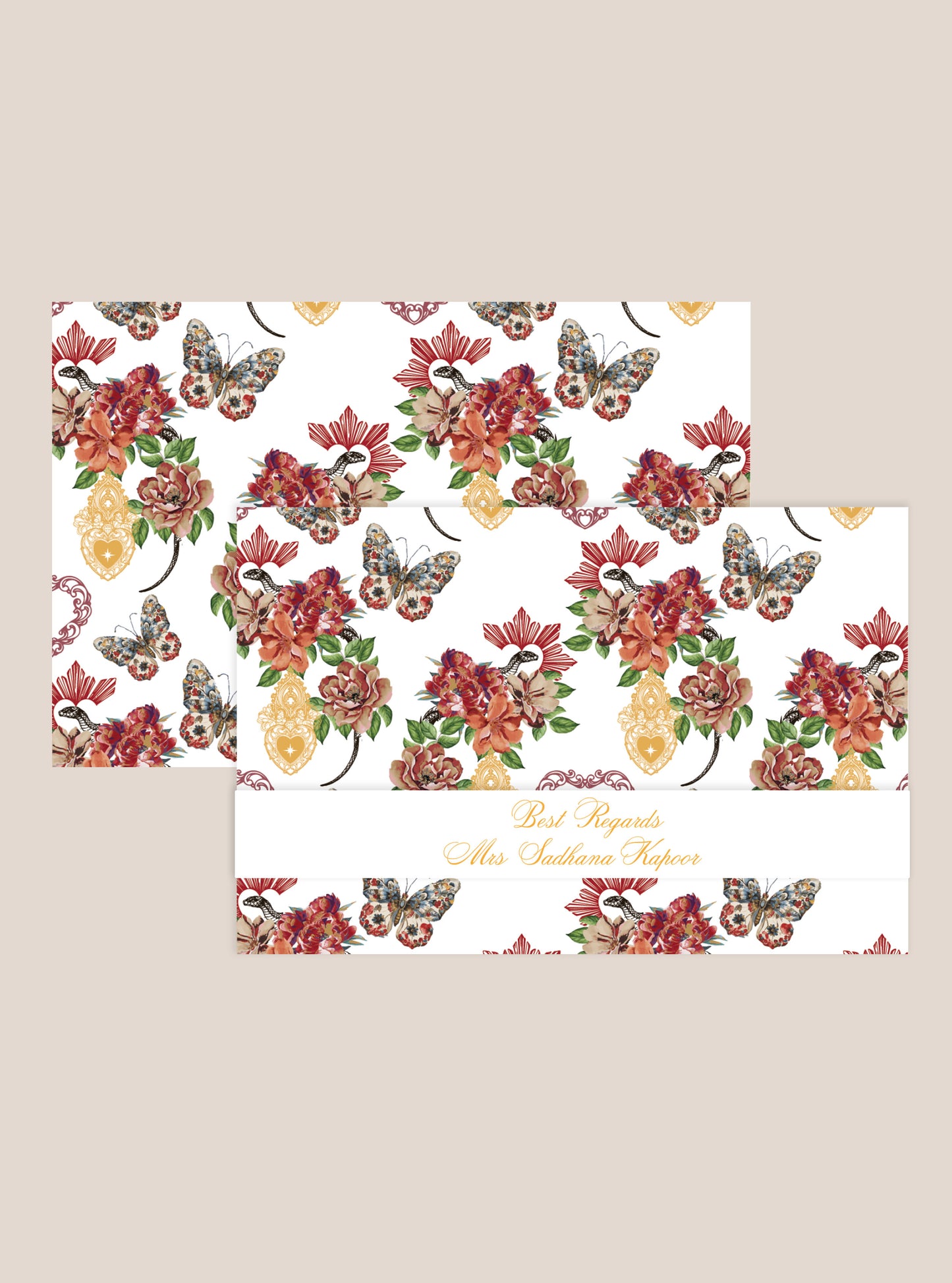 Regal Romance Gift Tag