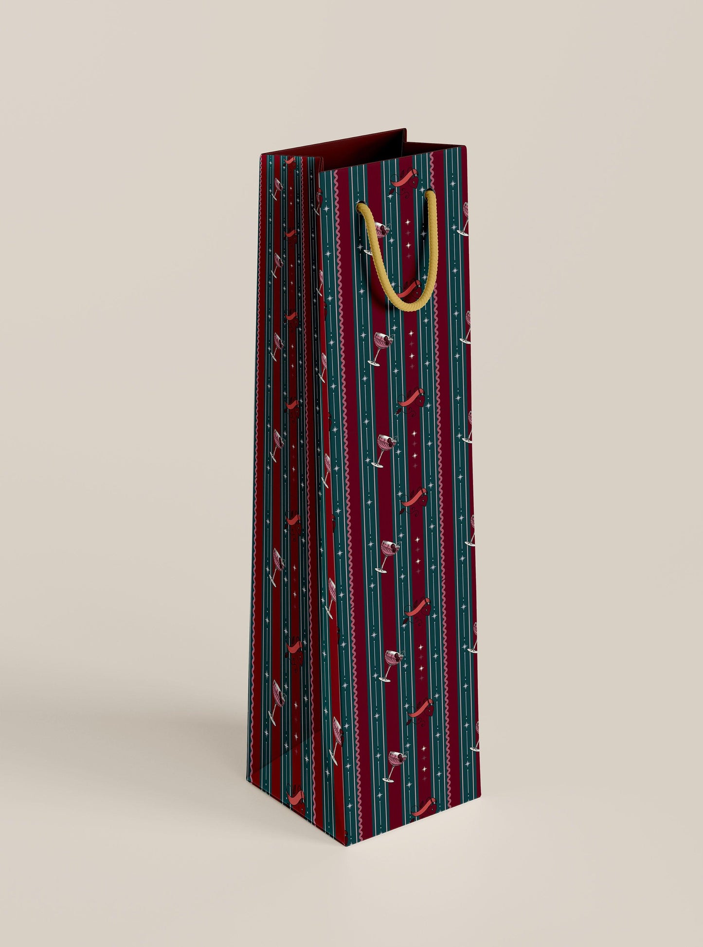 Cherry Kisses Bottle Bag - Undertone