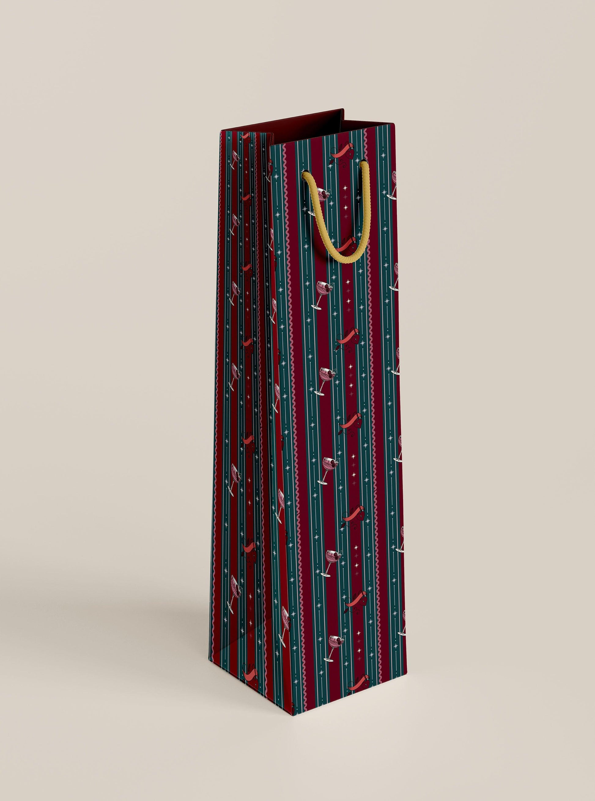 Cherry Kisses Bottle Bag - Undertone