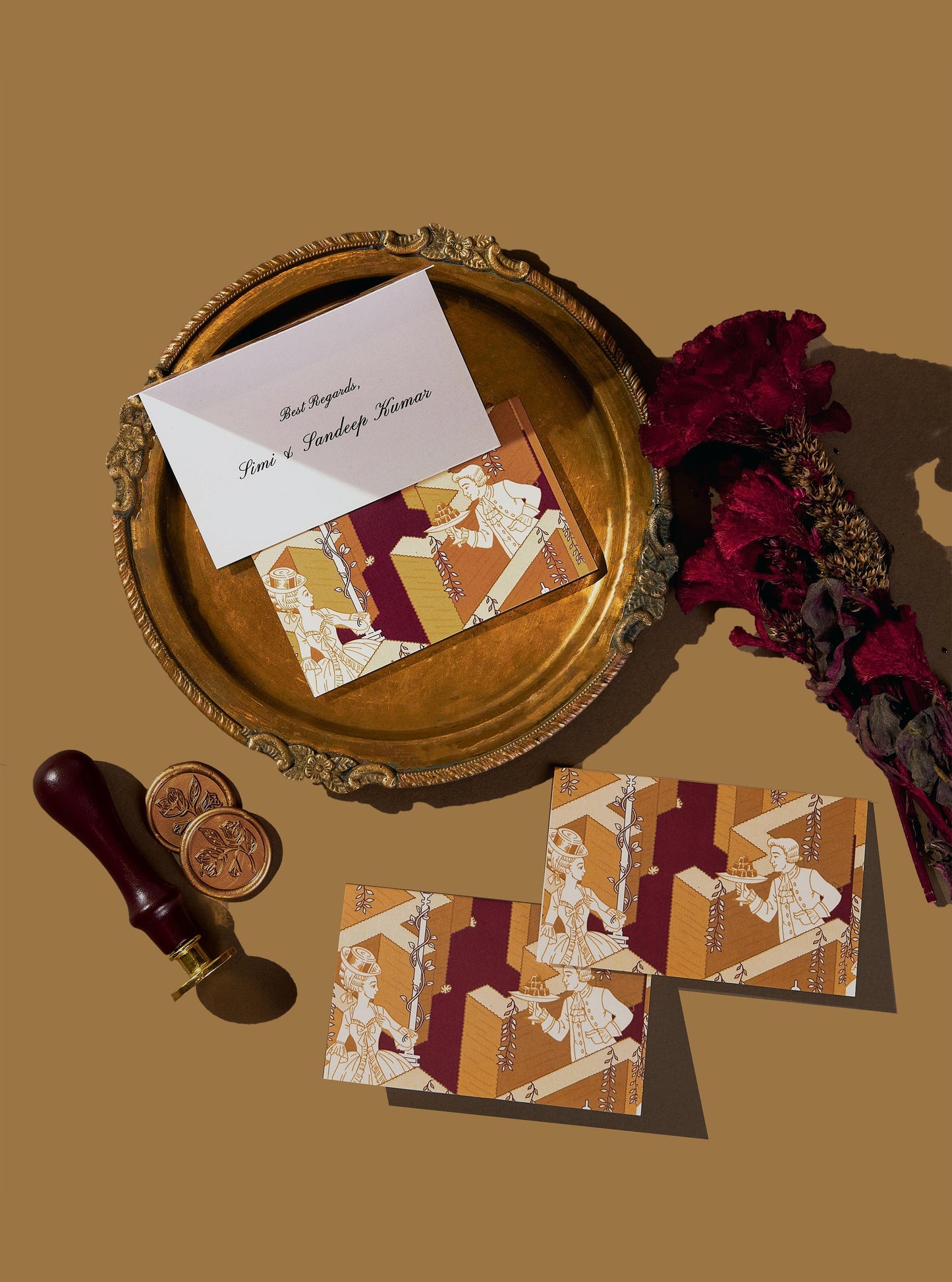 Maze Manor Folded Gift Card - Undertone