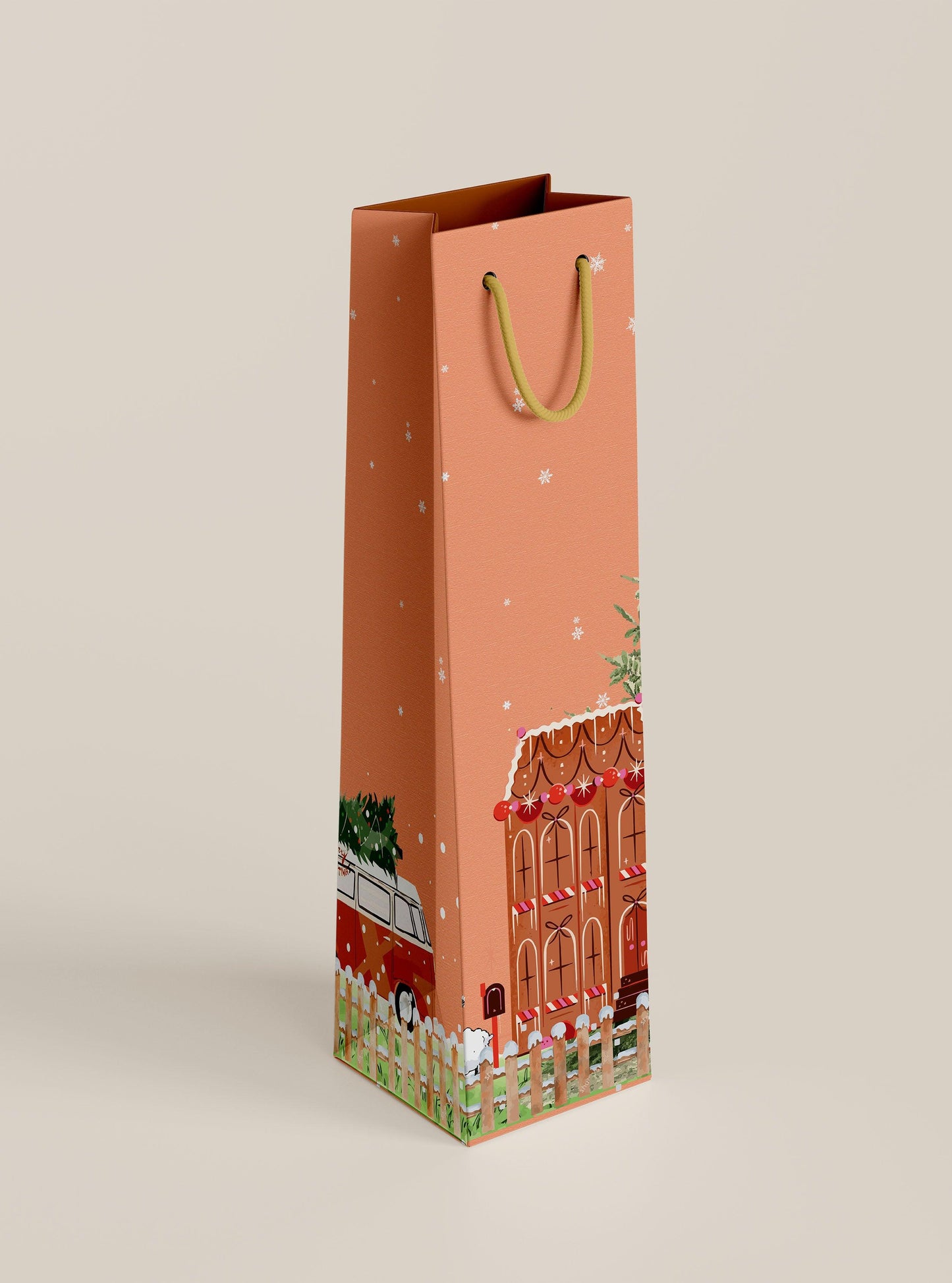 Frosted Wishes Bottle Bag - Undertone