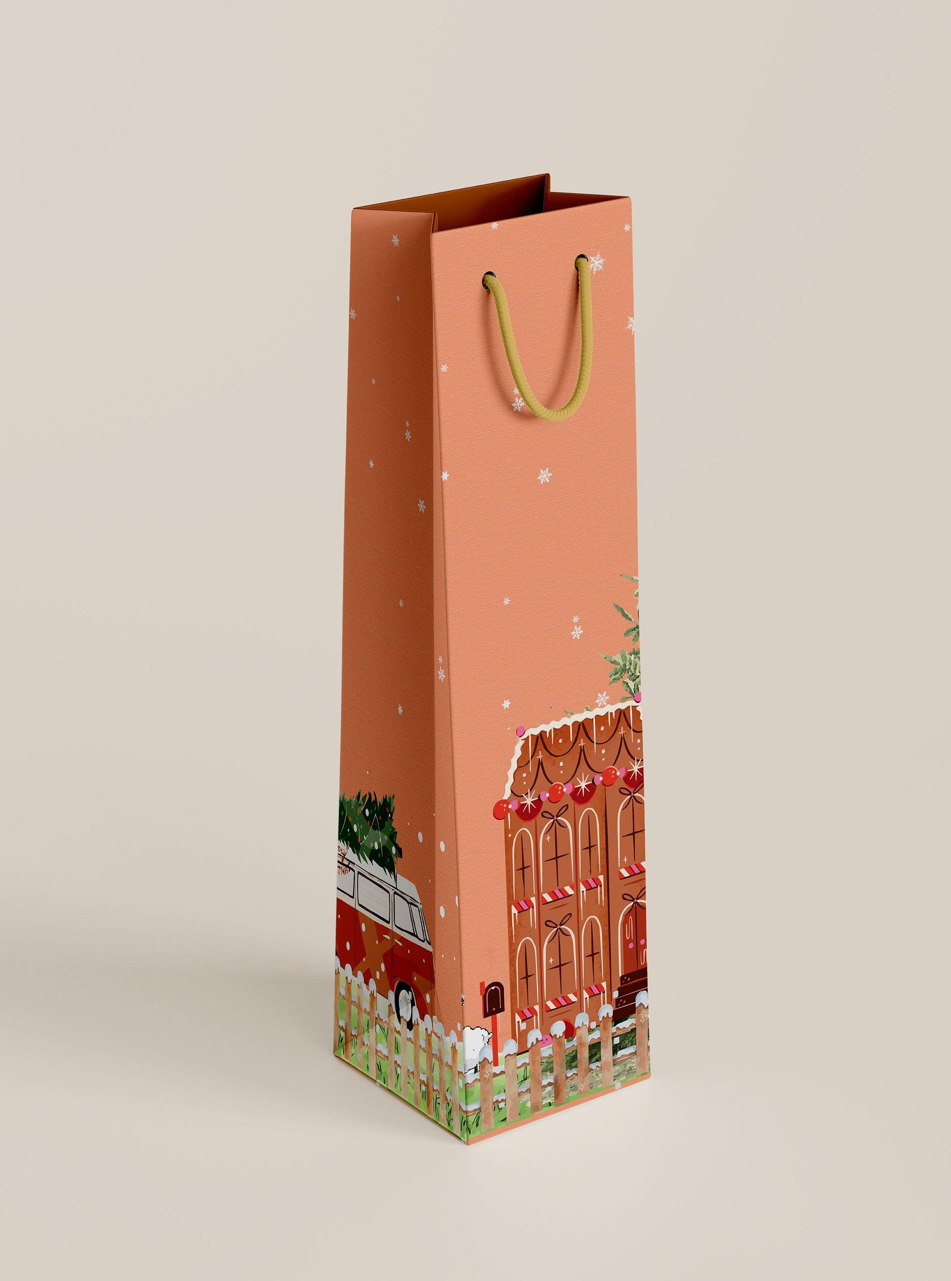 Frosted Wishes Bottle Bag - Undertone