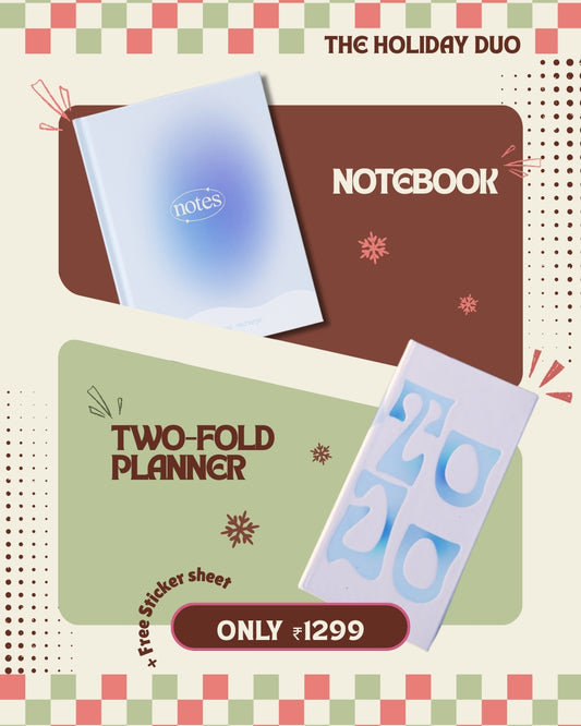 Notebook + Two-Fold Planner