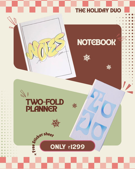 Notebook + Two-Fold Planner