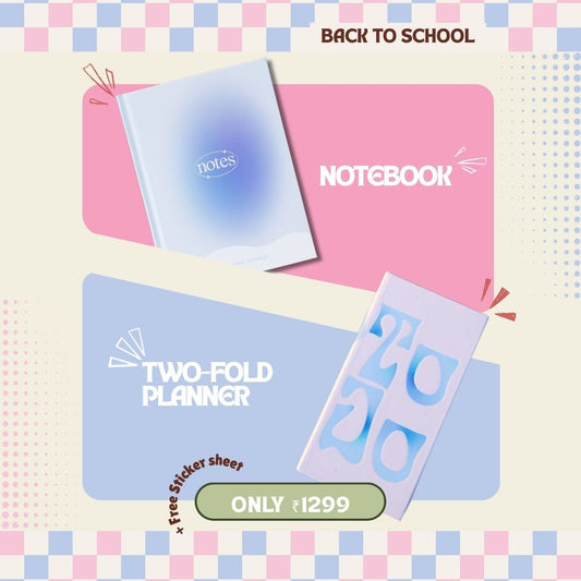 Notebook + Two-Fold Planner