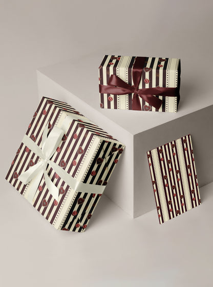 Amour Noir Wrapping Sheets