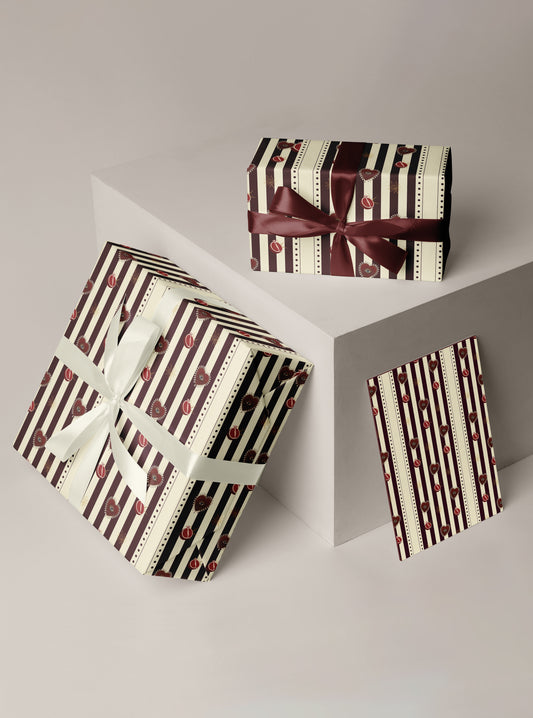 Amour Noir Wrapping Sheets