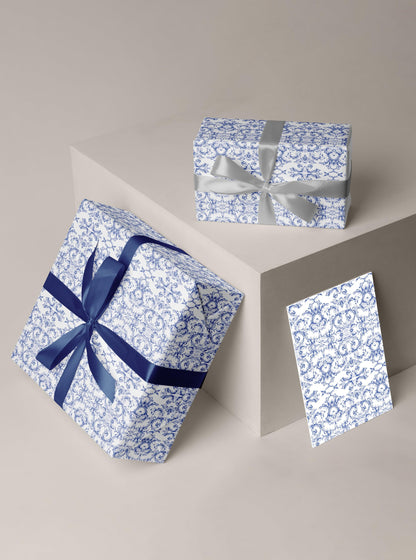 Aurora Blooms Gift Wrapping Sheets - Undertone