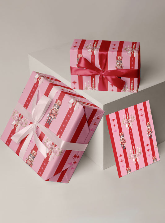 Nutcracker Wonderland Wrapping Sheets