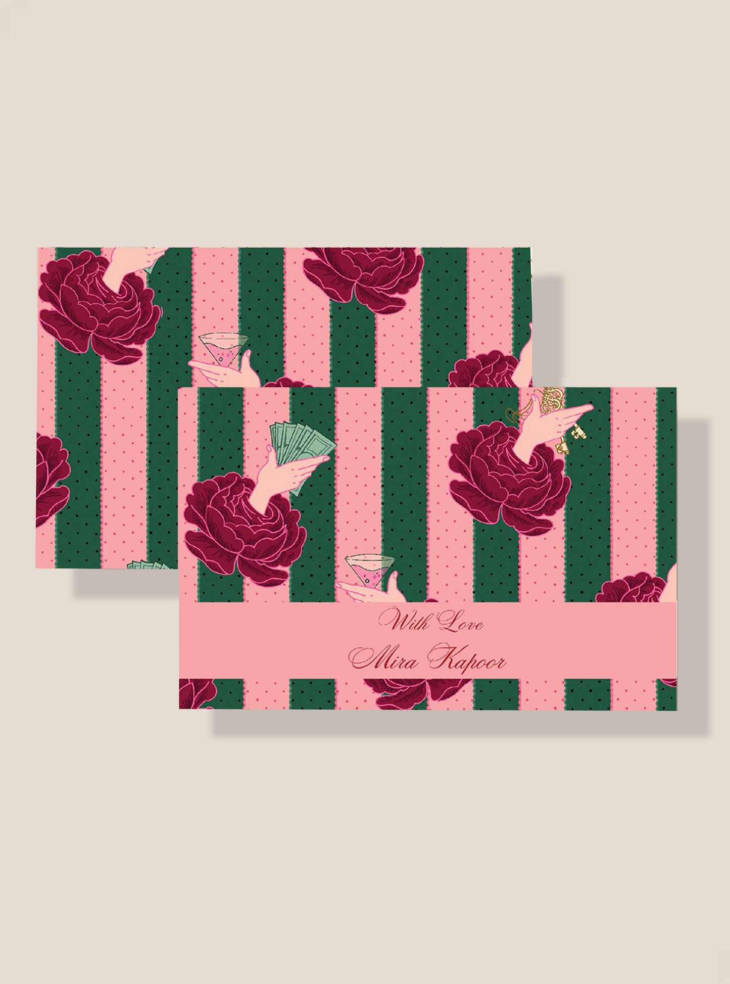 Roses & Riches Gift Tag - Undertone