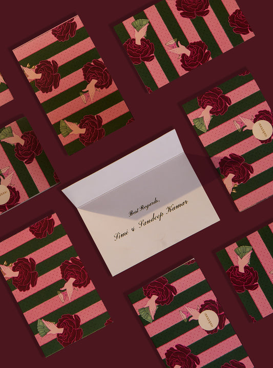 Roses & Riches Folded Gift Card