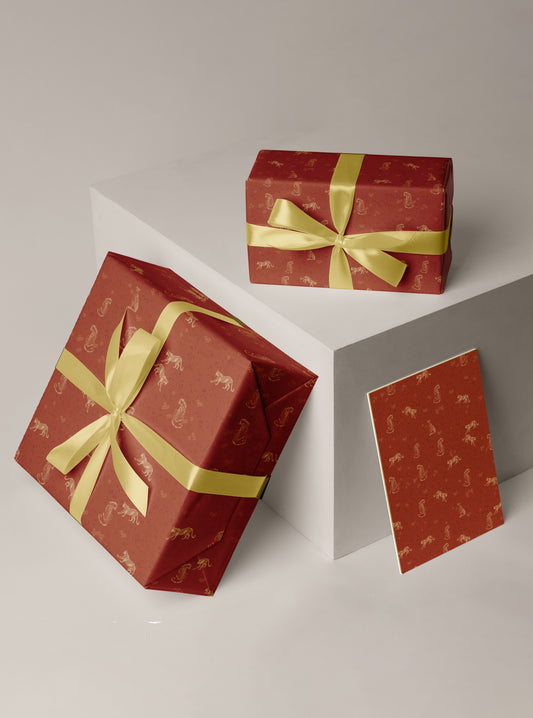 Terracotta Wilds Wrapping Sheets